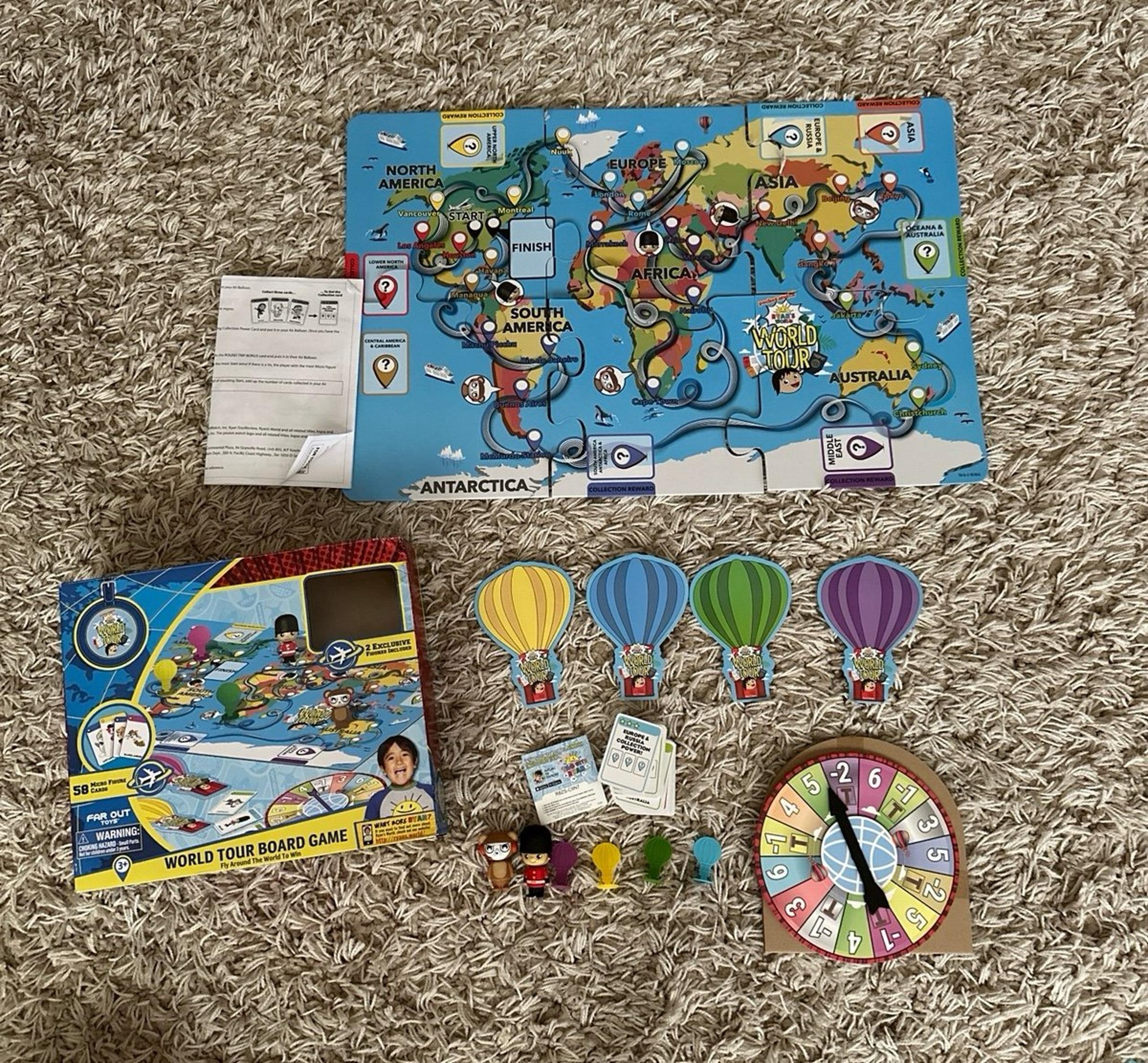 World Tour Board Game - Ryan's World