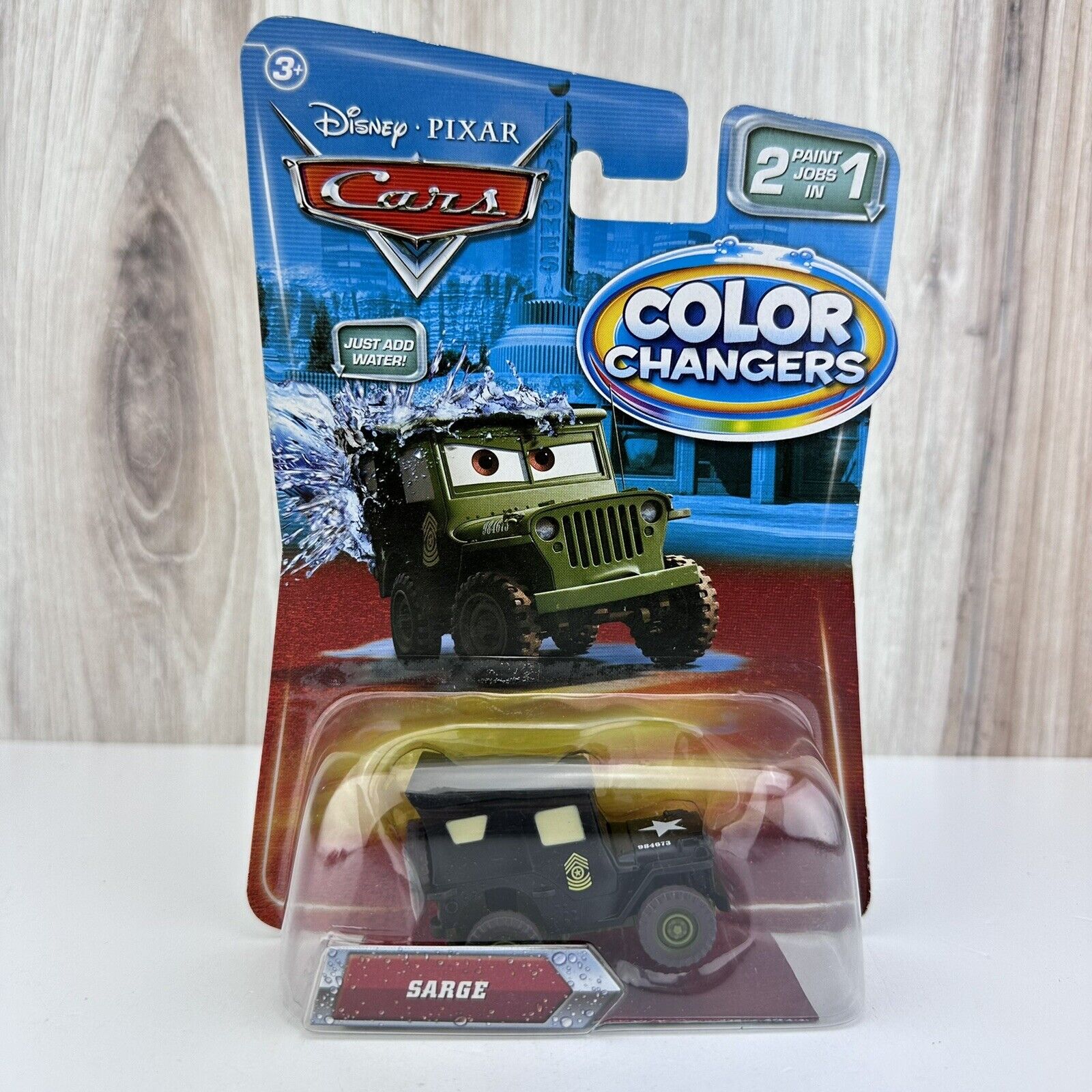 Disney Pixar Cars 2009 Color Changers Sarge 2009 NEW SEALED