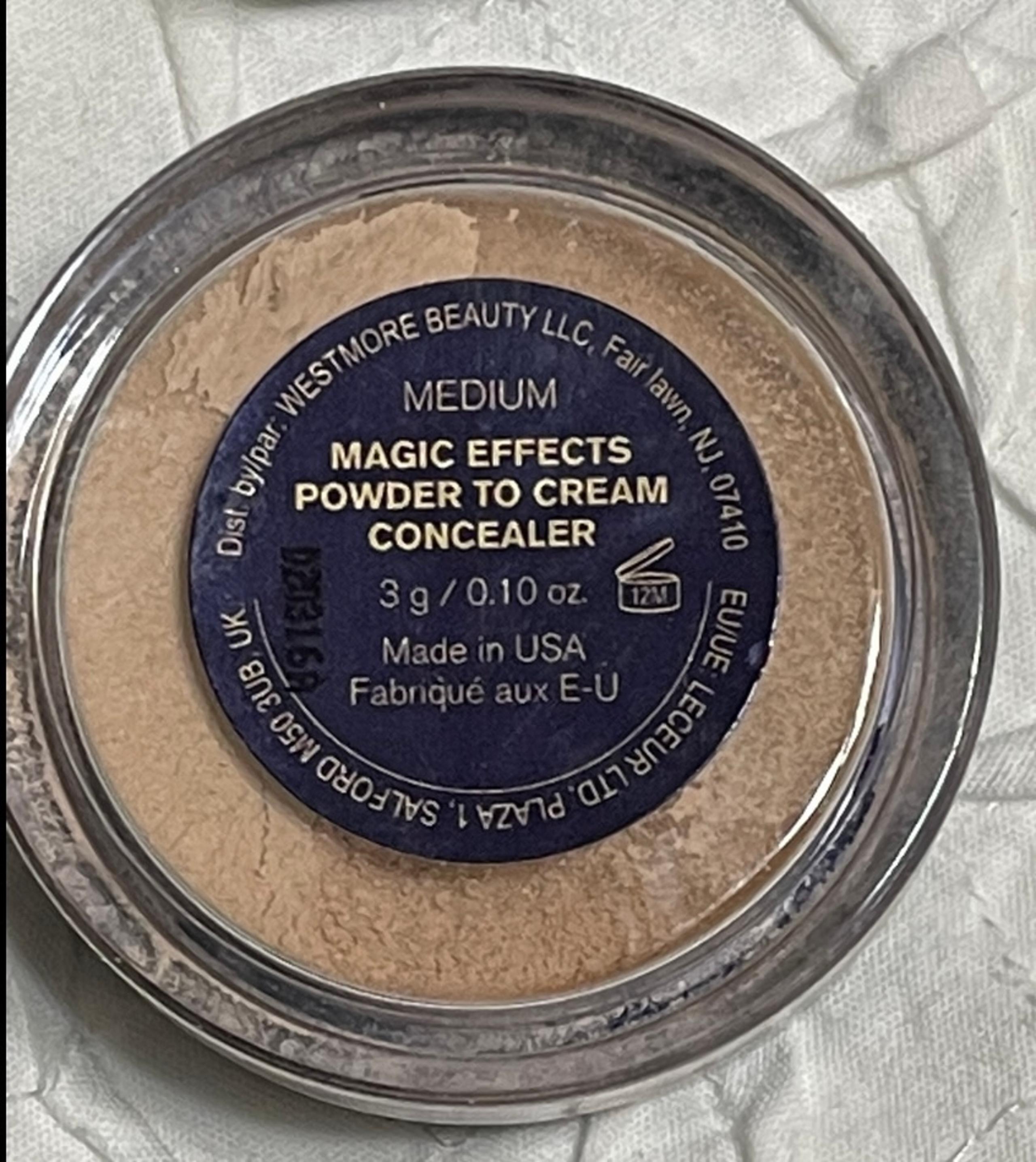 Westmore Beauty Magic Effects Powder to Cream Concealer