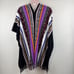 Missoni Zigzag Chevrob Cape Fringed Poncho Scarf OS 100% Wool Made In Italy