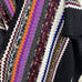 Missoni Zigzag Chevrob Cape Fringed Poncho Scarf OS 100% Wool Made In Italy