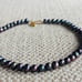 Black pearl necklace