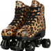 Kudrez Leopard Print Roller Skates