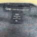 GAP Men's Extra Fine Merino Wool V-Neck Pullover Sweater Size XL Blue Long Sleev