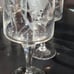 Crystal glasses West Germany silver rim Set of 10