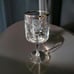 Crystal glasses West Germany silver rim Set of 10