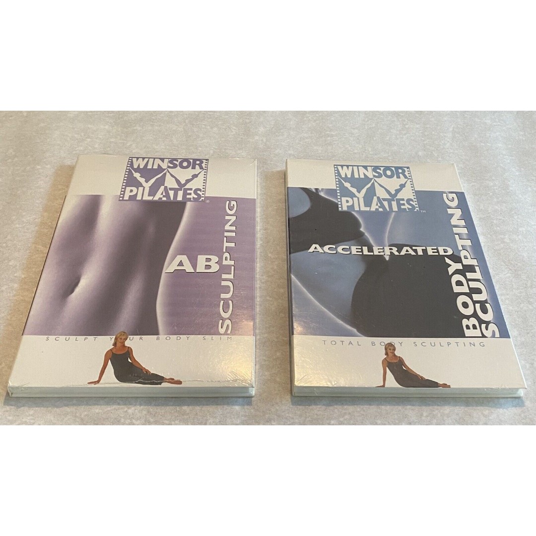 WINSOR PILATES Ab Sculpting & Accelerated Body Sculpting DVD SET *NEW*