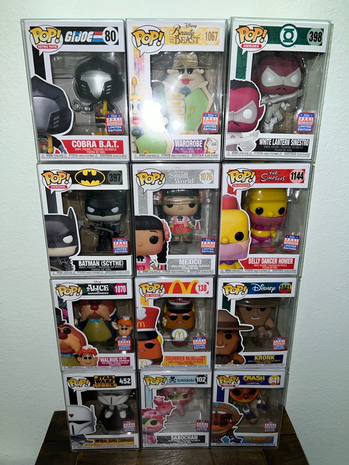 Funko Pop Lot of 12 Summer Convention 2021