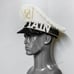White Black Cap Tain flash Burning Man Party Captain Hat #2035
