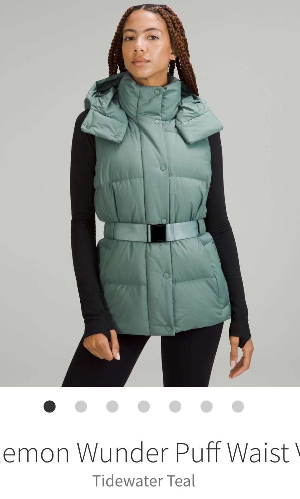 Lululemon Wunder Puff Waist Vest