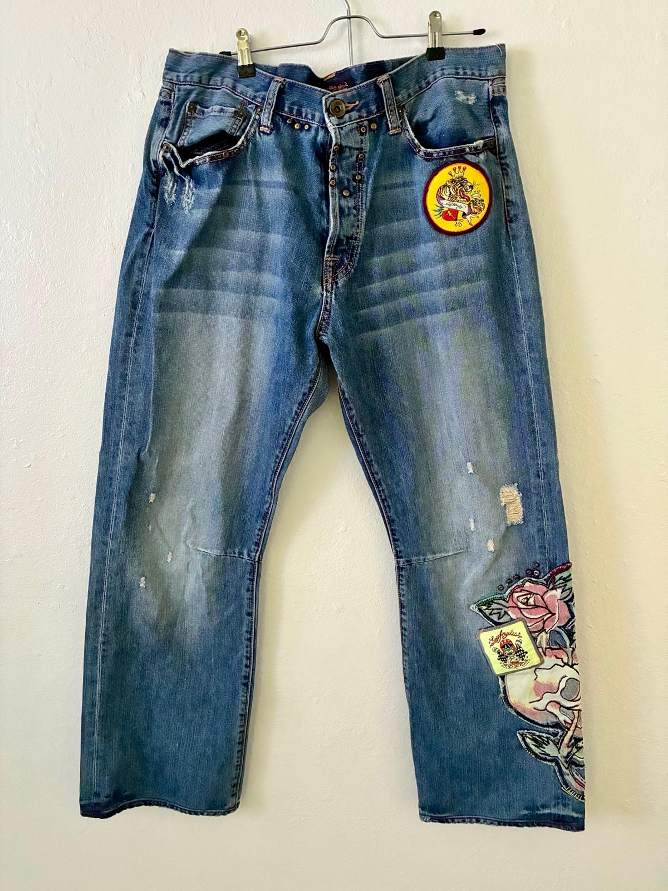 Ed Hardy Denim Men’s Blue Jeans size 38/34