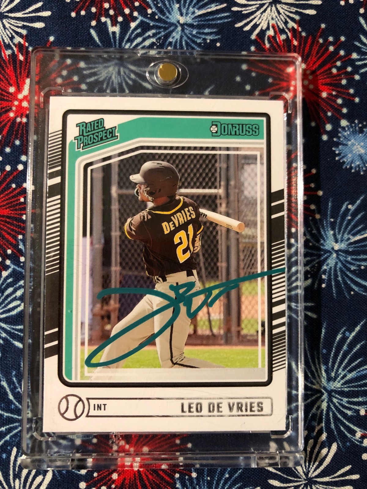 Leo de vries Rookie Card auto ip