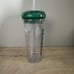Starbucks Tumbler Korea 2022 Wordmark Foam Cold Cup Green Clear 16 Oz 473ml