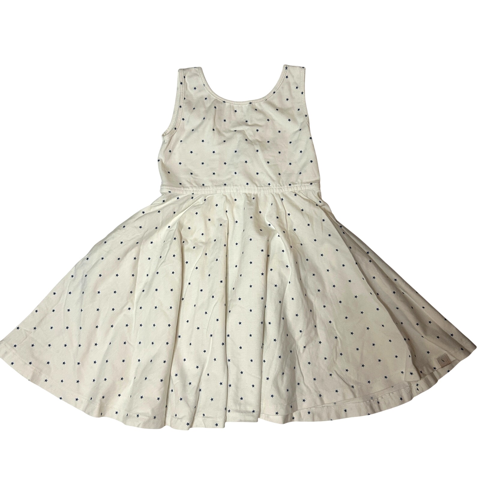 Omi Jo Well Dressed Wolf Indigo Stars Empire Dress 4Y