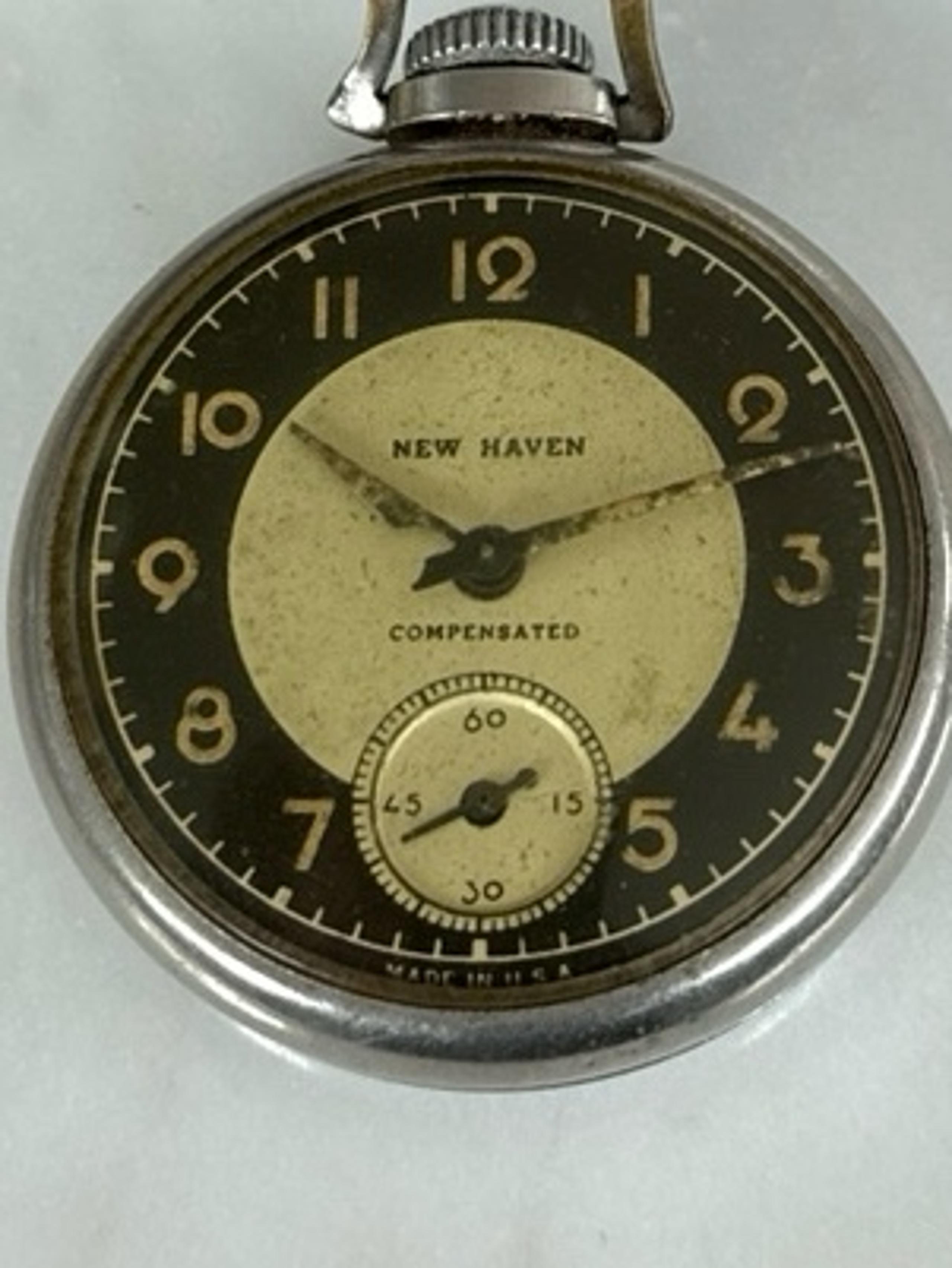 1930's New Haven - Compensated Pocket Watch