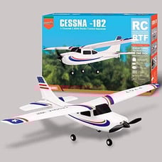 New 3Ch Radio Control Airplane 2.4G Cessna 182 Ready To Fly