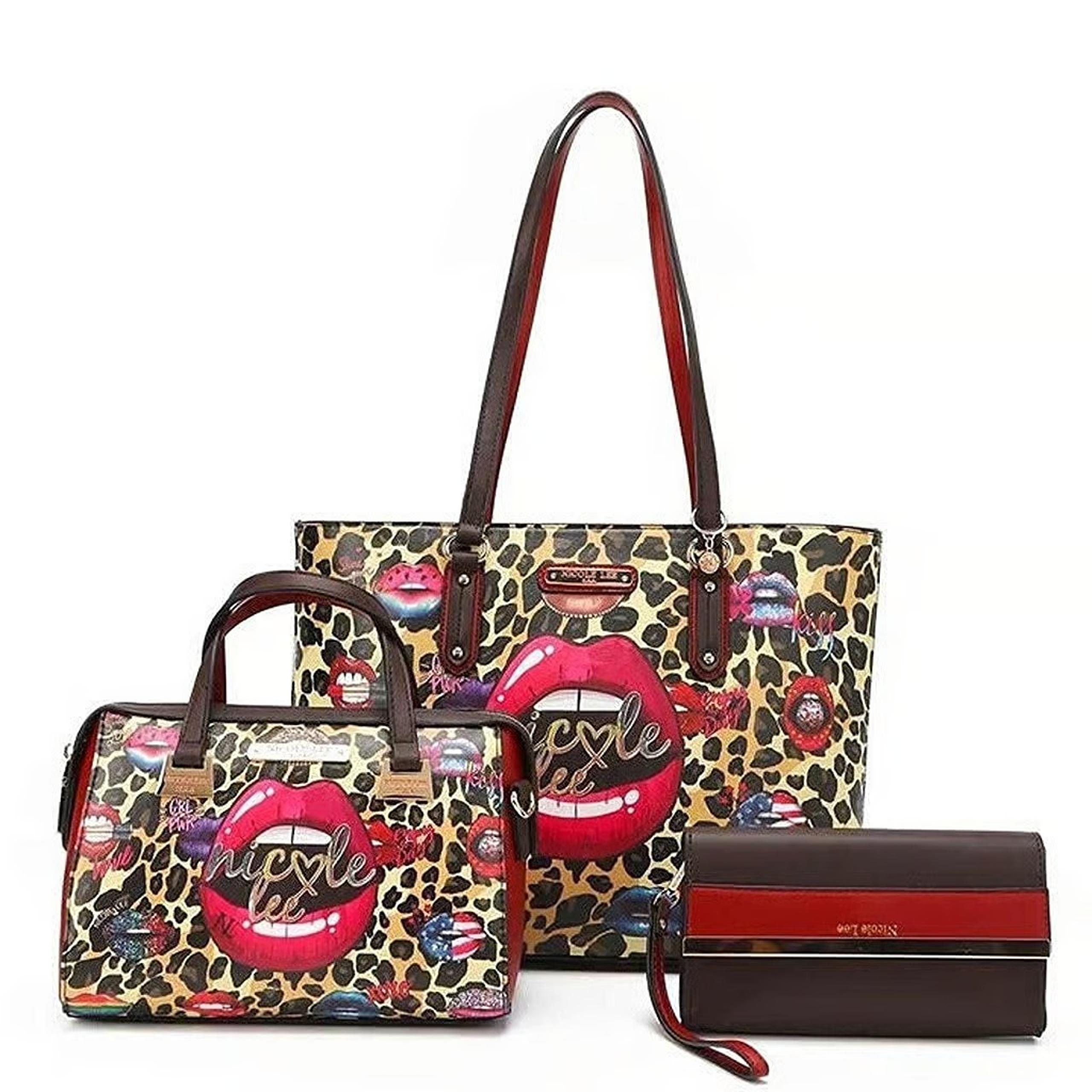 Nicole Lee 3 Piece Set (Shopper, Mini Boston, Clutch) {Free Shipping}