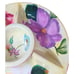 Pfaltzgraff 16 Flower Market Large Serving Center Bowl Set Chip Dip Tray Dish
