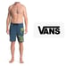 Vans Mens Green Tie Dye Tropical Pocket Board Shorts Swimwear Sz 28 NWT