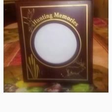 WOODEN HUNTING MEMORIES PHOTOGRAPH BOOK