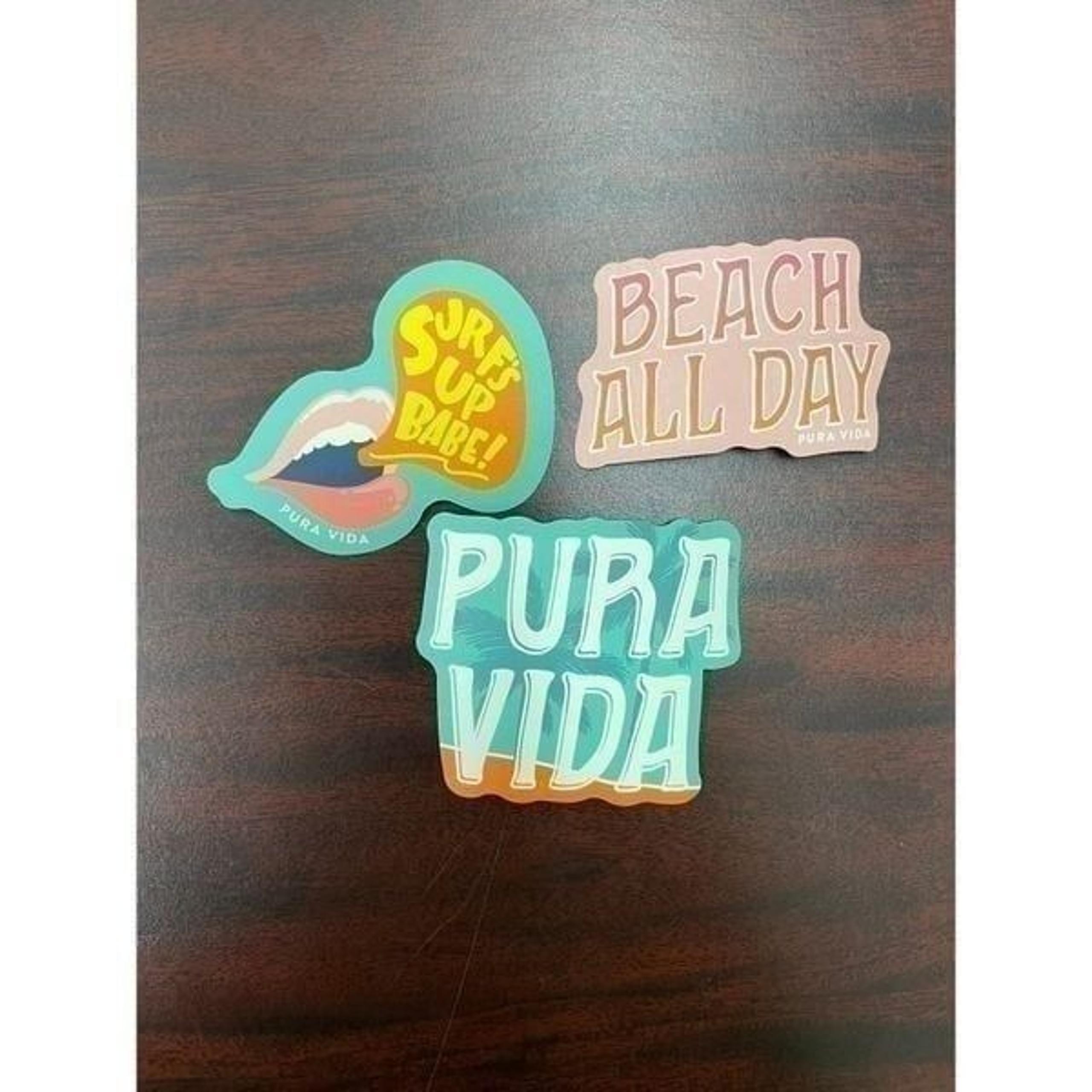 3 Pura Vida Stickers