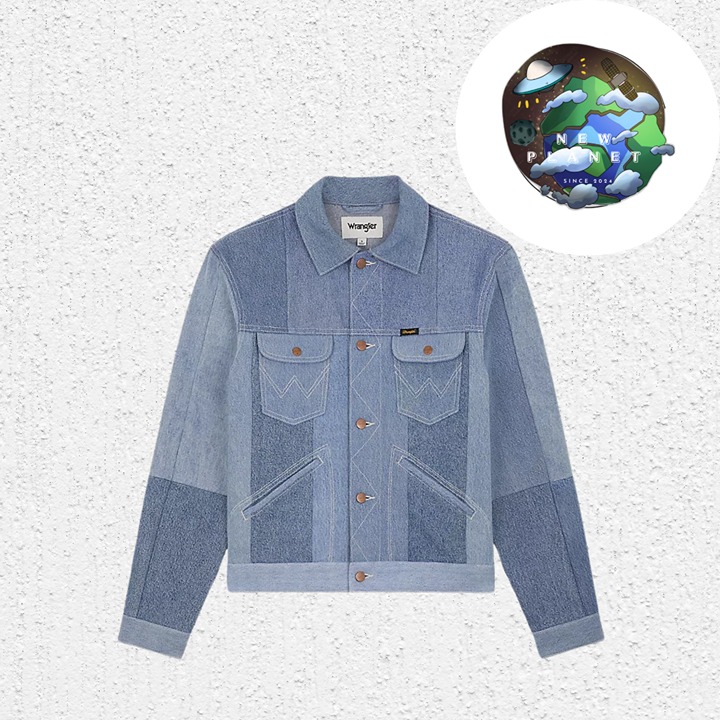 NWT WRANGLER X BEYOND RETRO ICONS JACKET Clr: Light Wash SIZE: L WR215