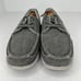 Margaritaville Mens MG1568D Gray Marina Canvas Lace Up Low Top Size 10 Loafers