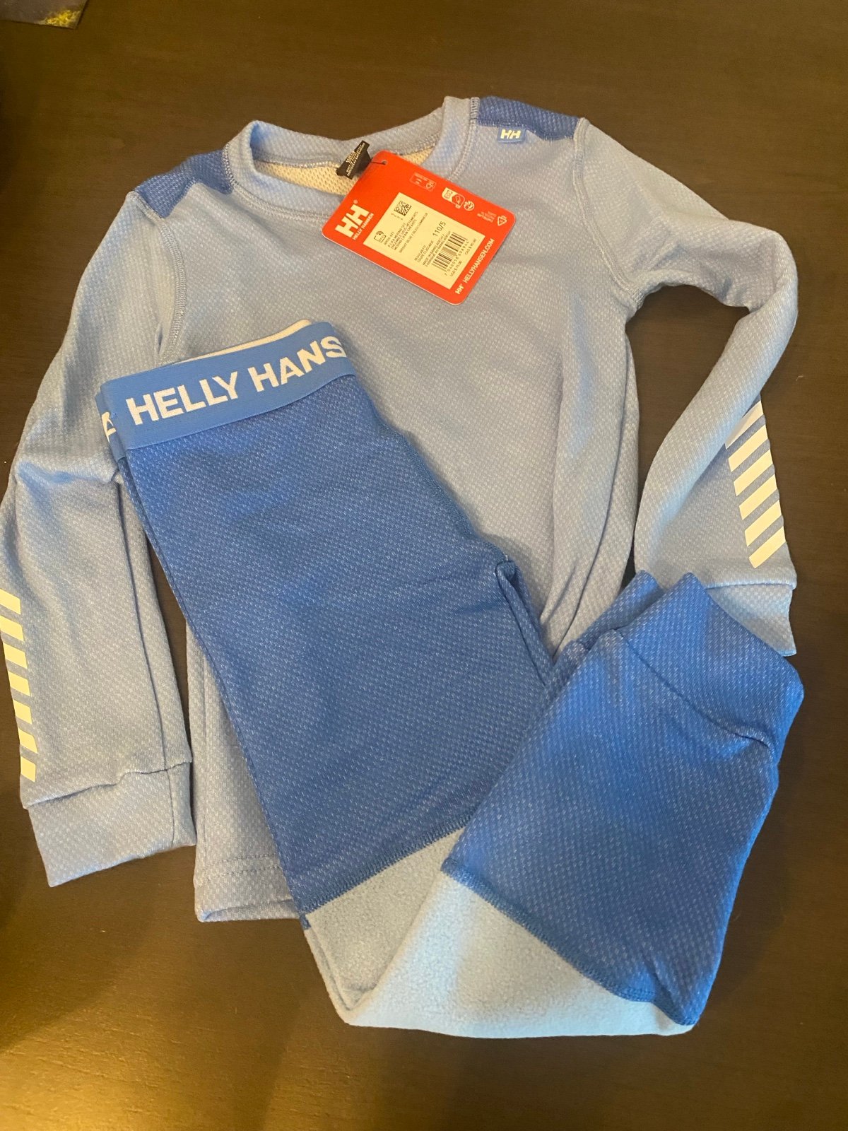 Helly Hansel Base Layer - Merino wool - Cold Snow - Neutral Boy or Girl