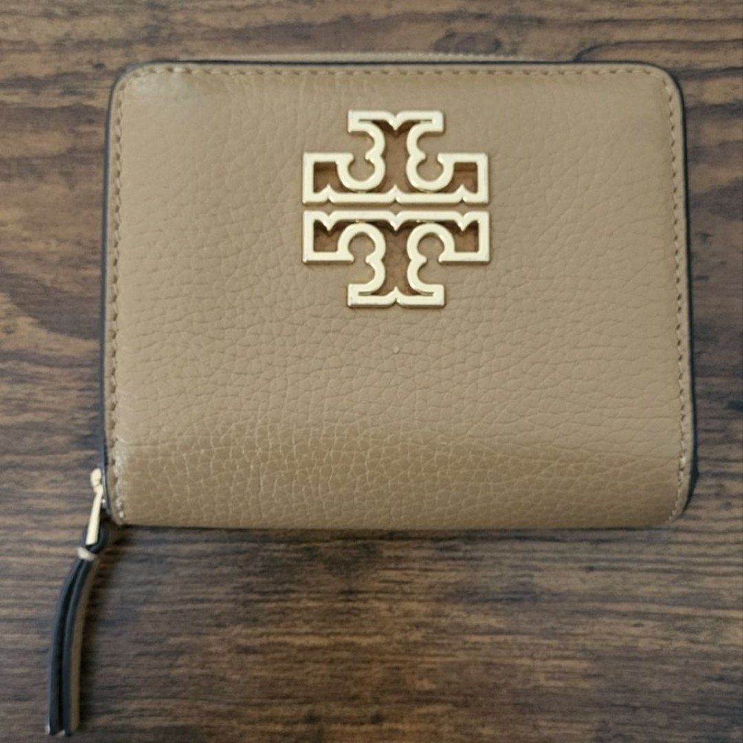 Tory Burch Bifold Britten Leather Wallet