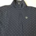 ARIAT Tek Heat Series 1/4 Zip Pullover Sz XS Blue Polka Dot Long Sleeve EUC!
