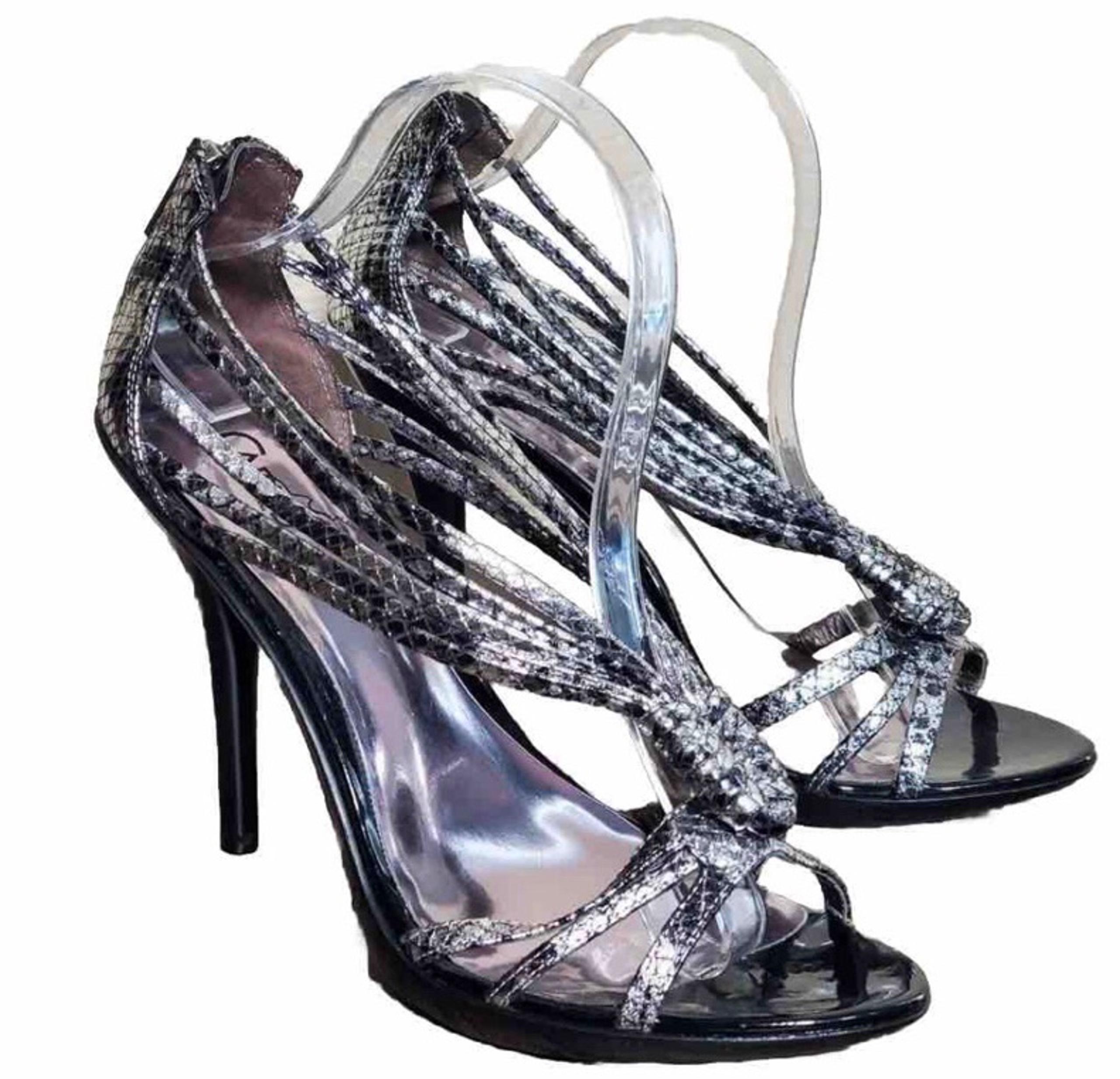 Carlos by Carlos Santana Metallic Snake Print Stiletto