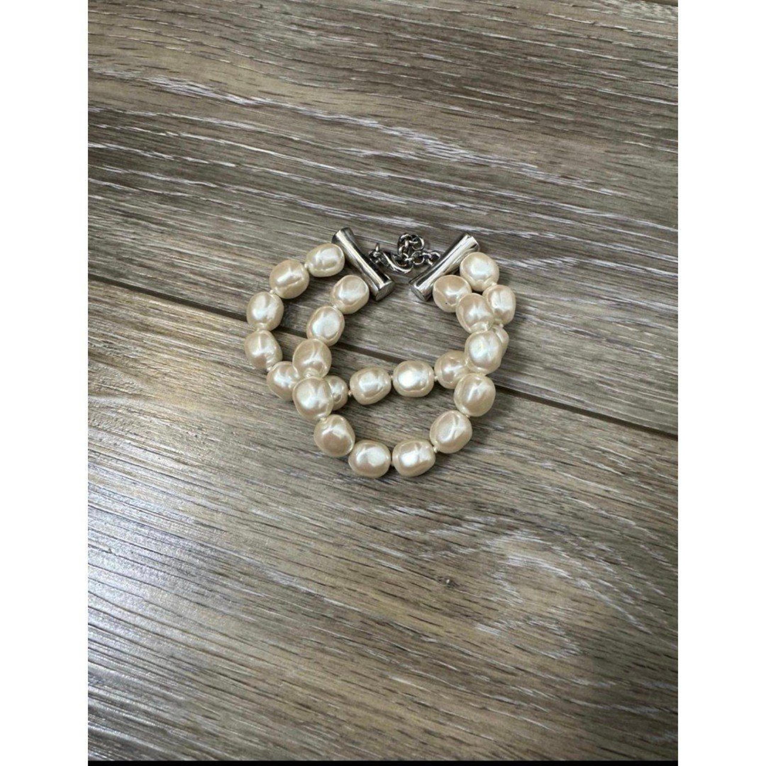 Chunky Pearl Statement Bracelet