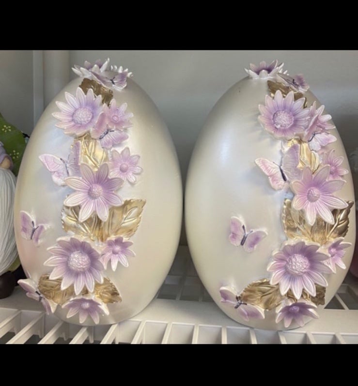Laura Ashley Purple butterfly Spring Egg set