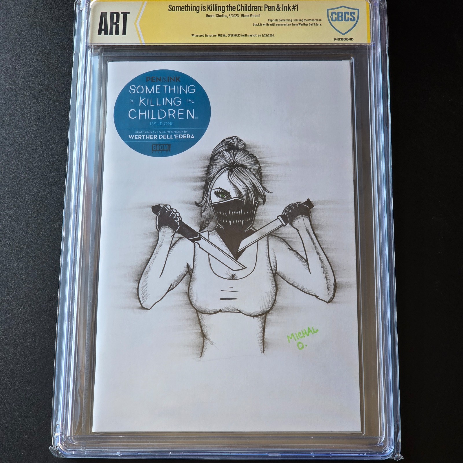 Something is Killing the Children: Pen & Ink #1 - OA by Michal Overholts