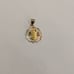 10kt Real Gold Tricolor Virgin Mary Pendant