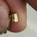 10kt Real Gold Tricolor Virgin Mary Pendant