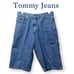 Tommy Jeans 5 Pocket Denim Blue Bottom Shorts For Men Size 31