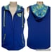 Disney Mickey Mouse Sleeveless Hoodie Pockets Sz S