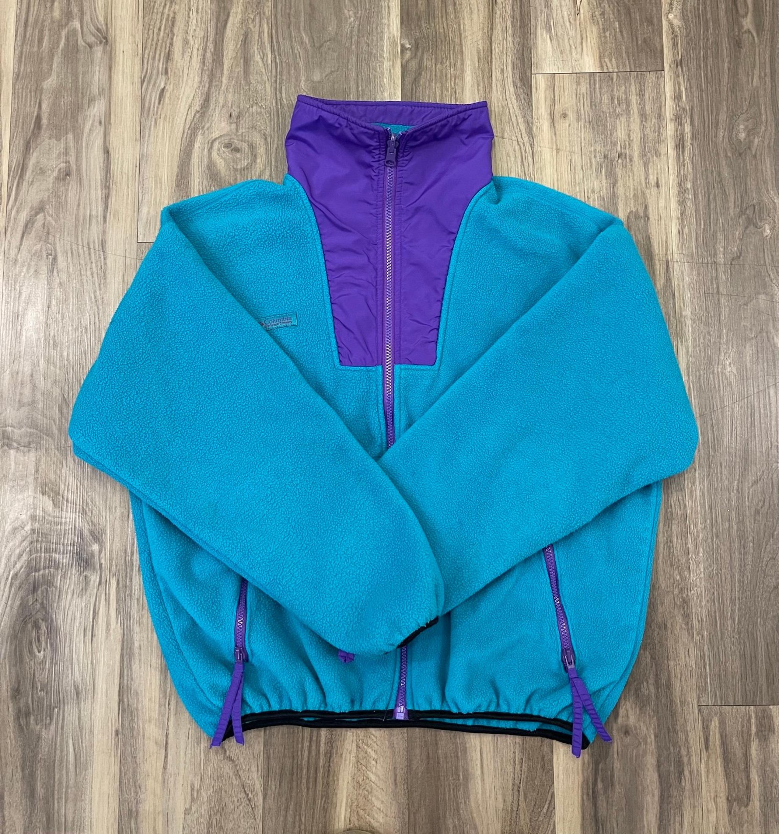Vintage Columbia Outdoor Jacket 90s Fleece USA Made