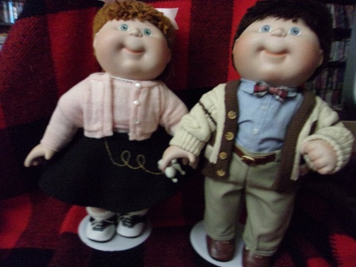 Cabbage patch 50 s porcelain dolls