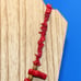 Vintage Red Branch Coral Necklace Coral Chips Gold Tone Beads Toggle Clasp