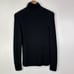Nili Lotan Turtleneck Knit Sweater Black Size M