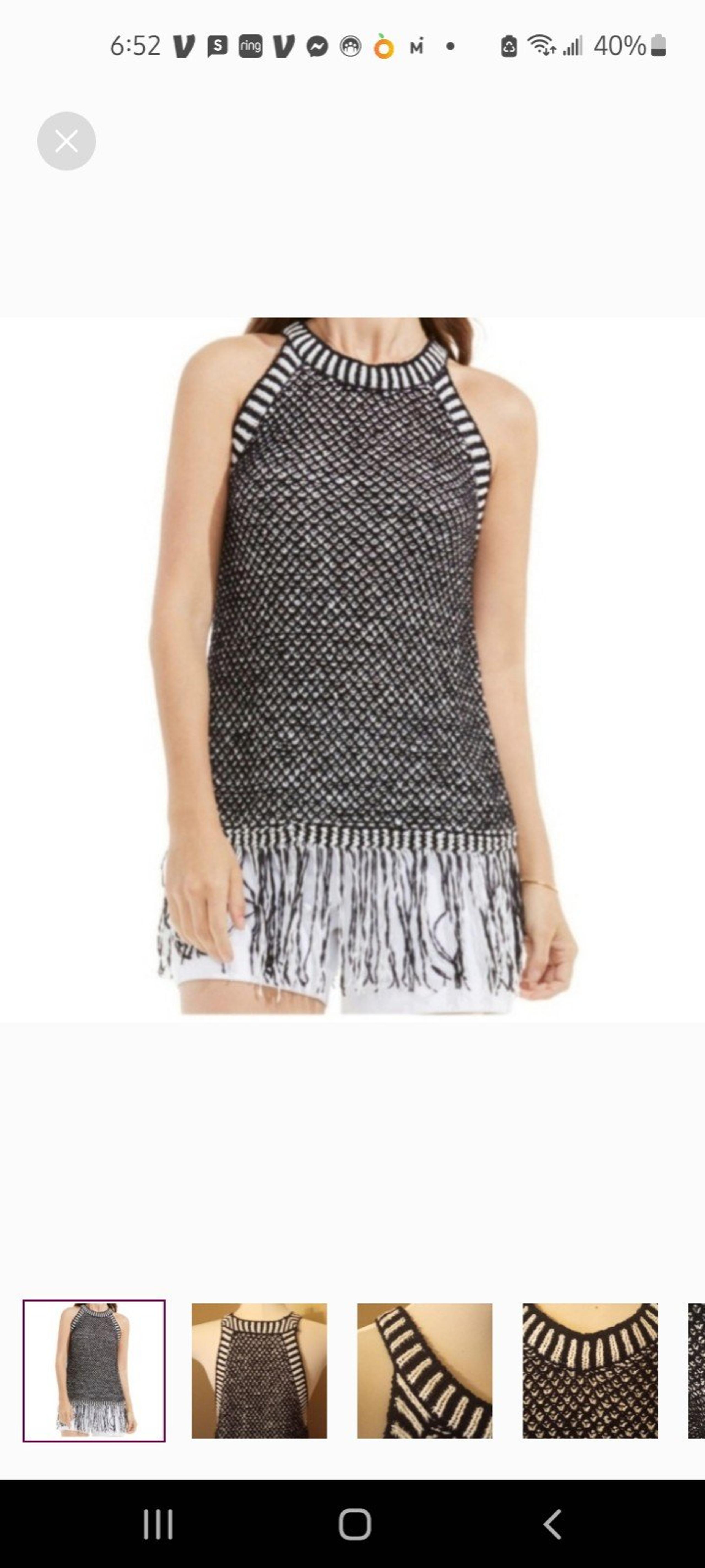 NWT Women's pull over top