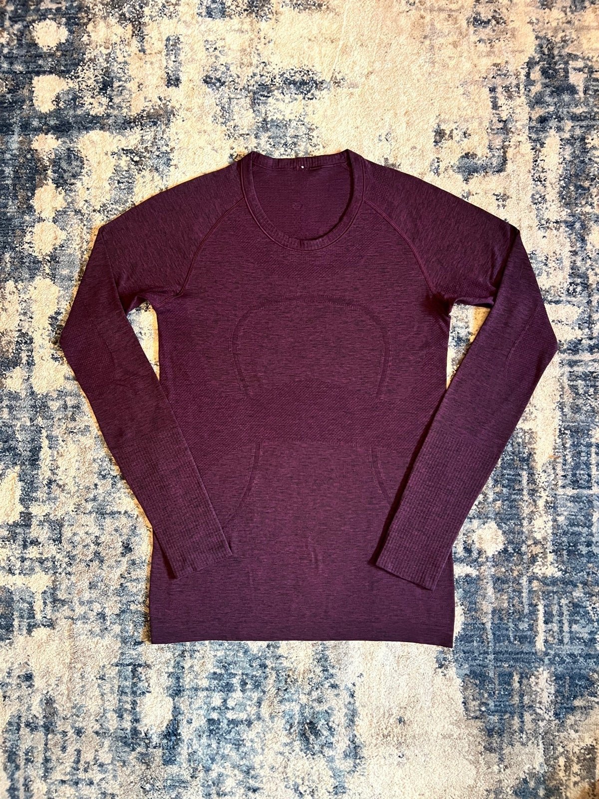 Lululemon Swiftly Tech Long Sleeve Size 8 In Plum/Black