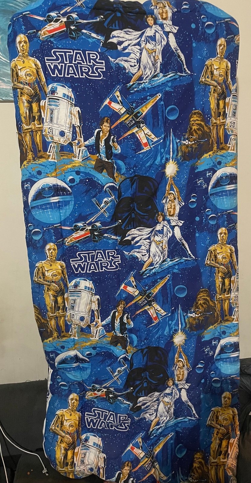 Vintage 1977 Star Wars Sleeping Bag Beautiful Shape!