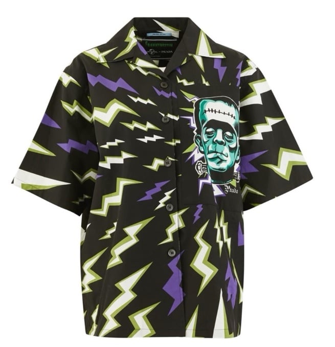 Prada Frankenstein Collection Collared Shirt