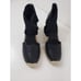 Eileen Fisher Leather Wallis Espadrille Wedge in Black - Size 9.5