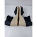 Eileen Fisher Leather Wallis Espadrille Wedge in Black - Size 9.5