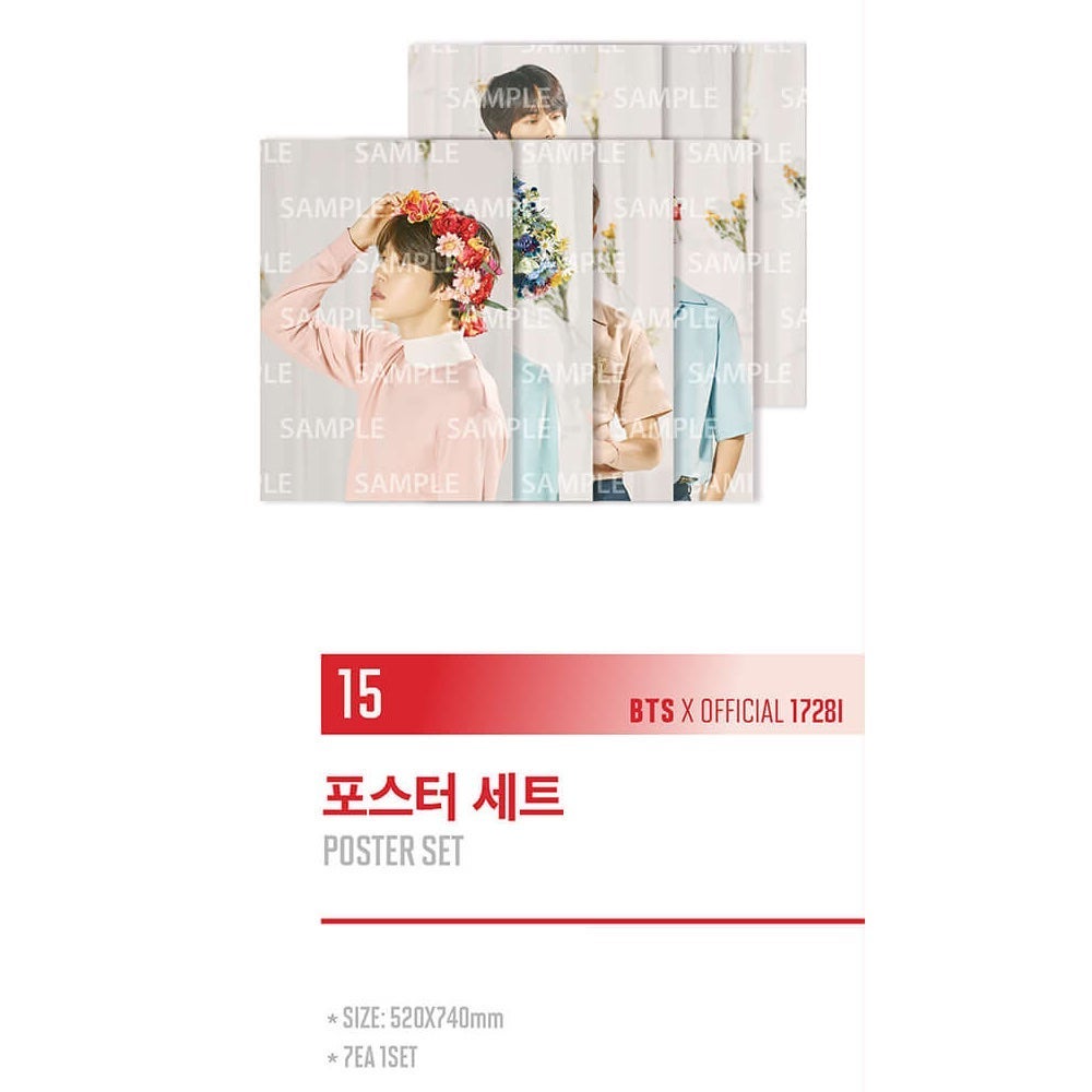 BTS 2018 Love Yourself Poster Set