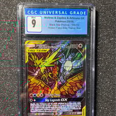 Pokemon CGC 9 Moltres Zapdos Articuno GX